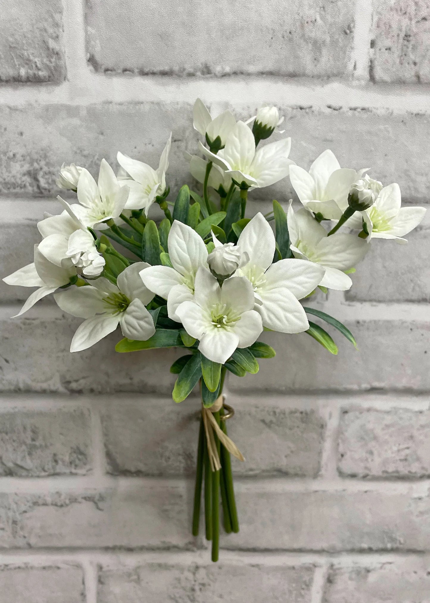 11.5" WHITE BALLOON FLOWER