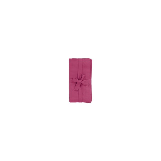 Oversized Solid Napkin Set of 4 Raspberry