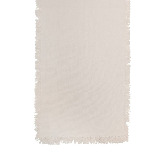 Sutton Fringe Table Runner Natural