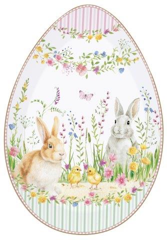 Happy Easter 30cm (11.8in) Egg Shape Platter