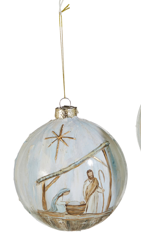 5" Holy Night Ball Ornament
