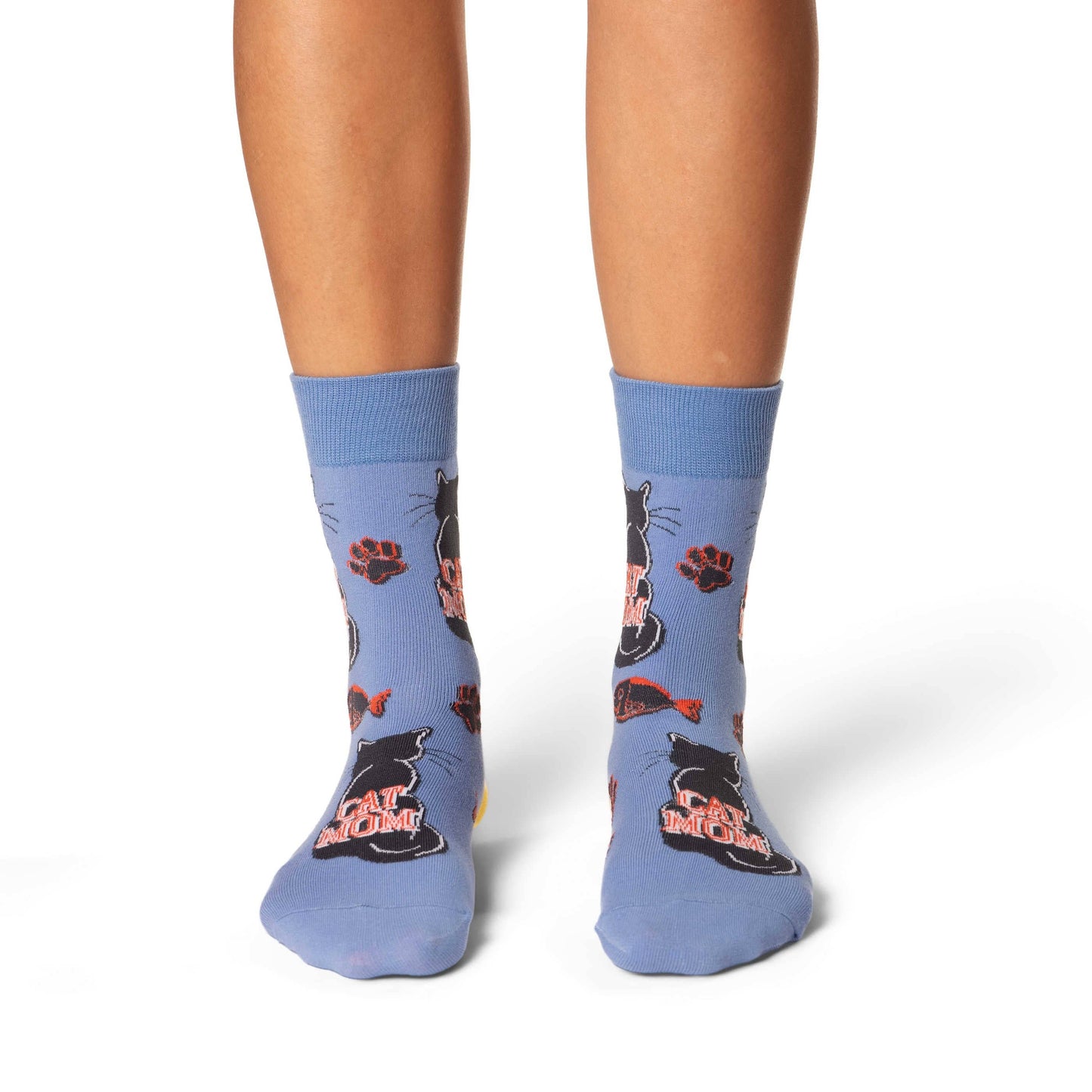 Women's Cat Mom Socks: Shoe Size 5-9