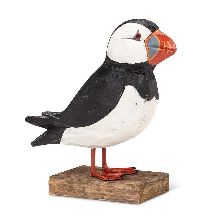 Carved Puffin on Base