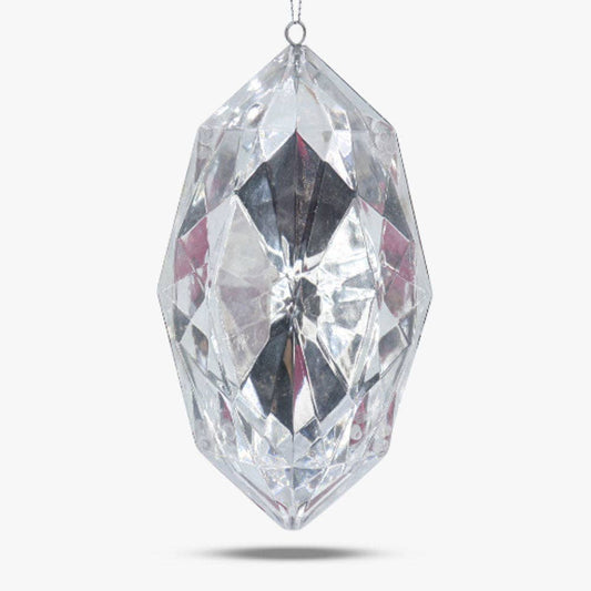 Gem Plastic Ornament Oblong