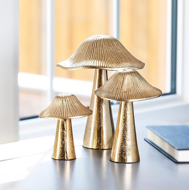 Pebbled Mushrooms (Set of 3)