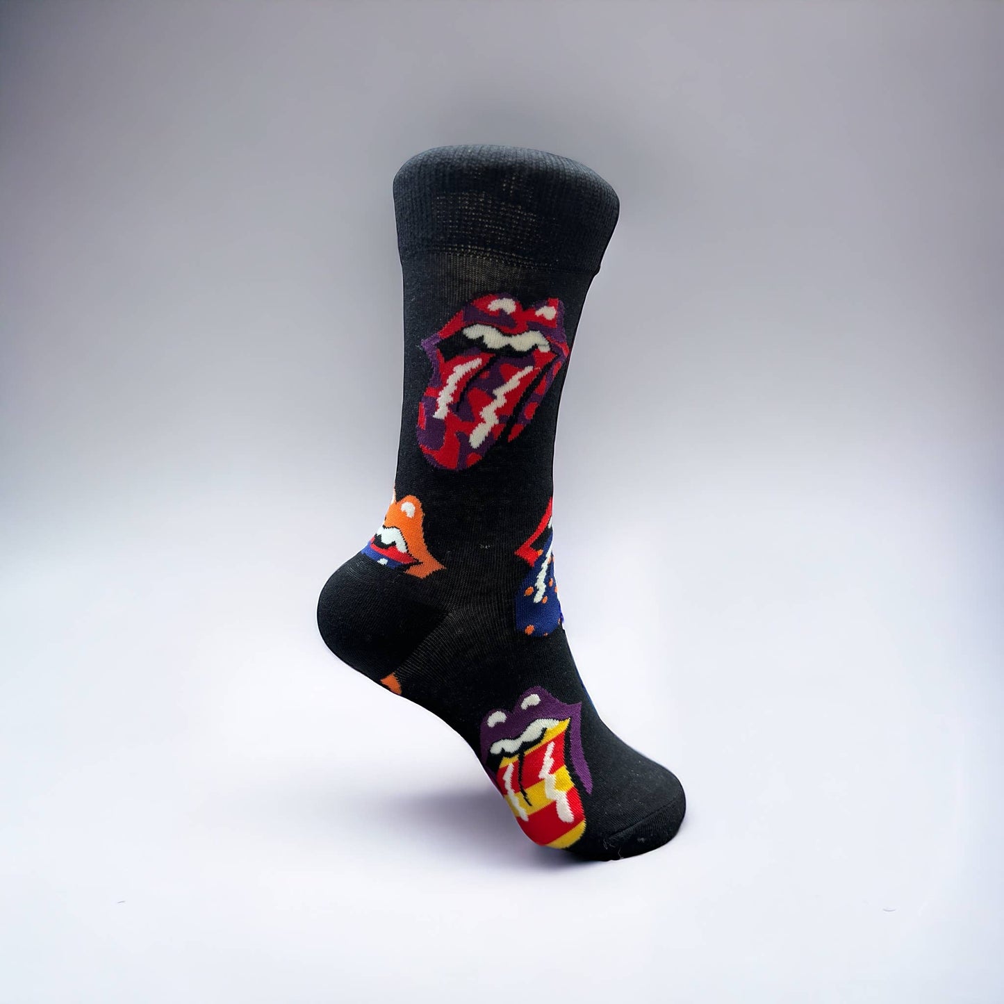 Rock & Roll Musical socks : Red Tongue