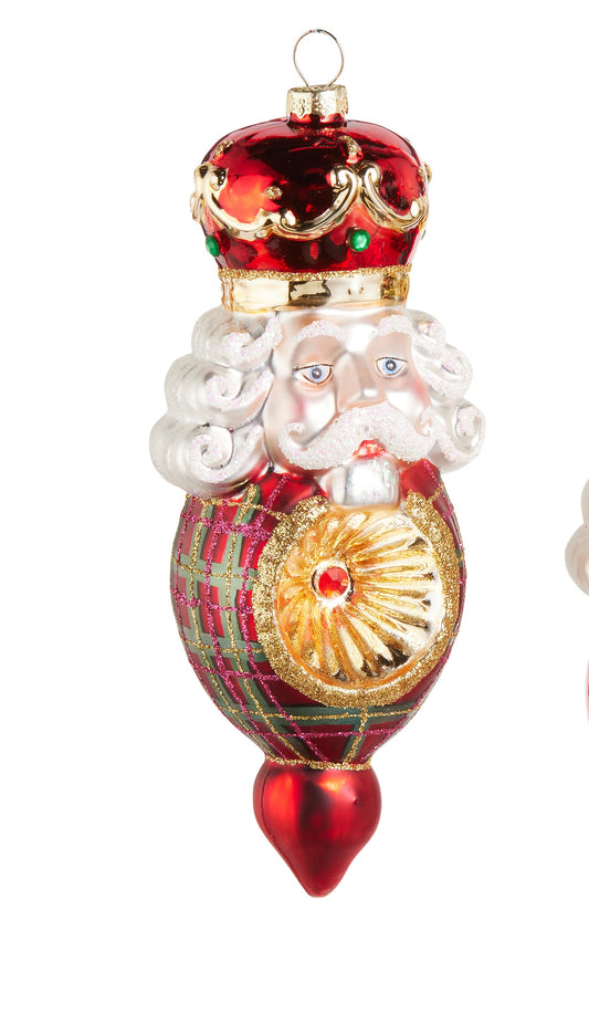 6.5" Plaid Nutcracker Ornament