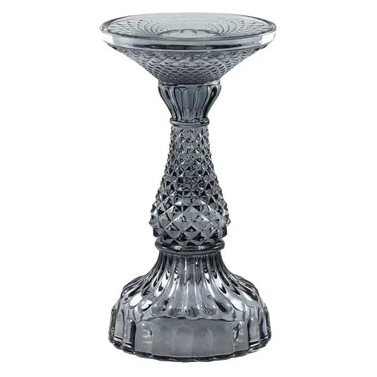 Bella Pillar Candle Holders – Black