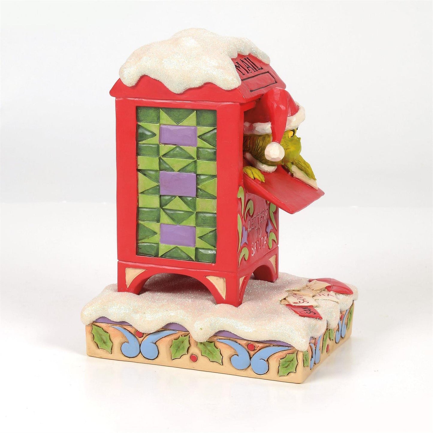Grinch in Mailbox Figurine