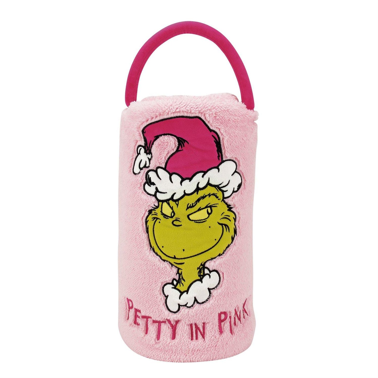 Grinch Petty In Pink Snow Throw