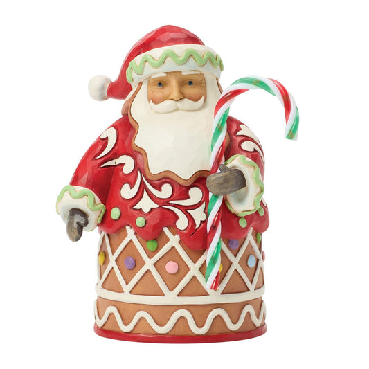 Gingerbread Santa Candy Pint