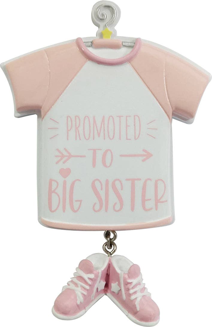 Promoted to Big Sister Personalized Ornament