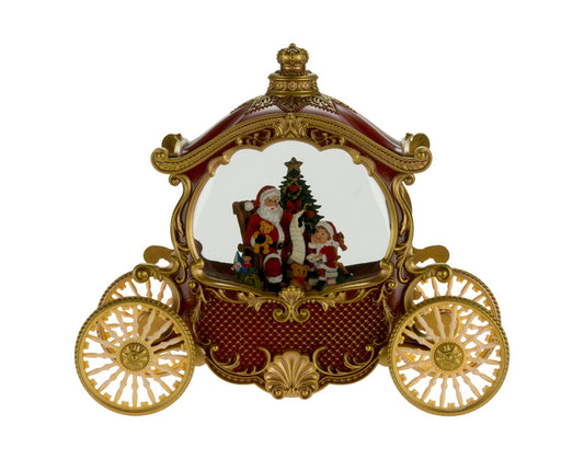 11X9" Old Carriage Water Globe w/LED Light