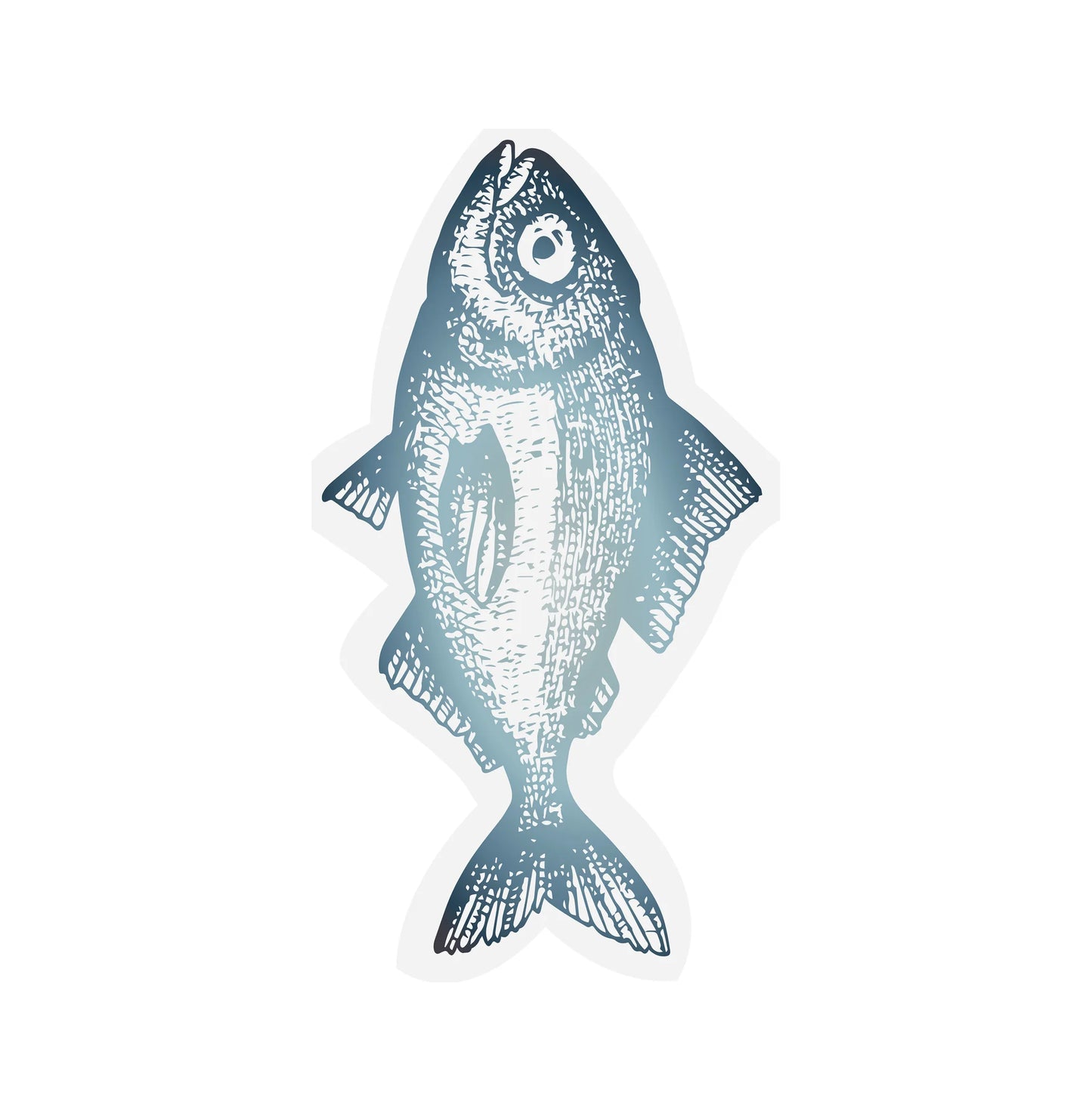 Fish Shaped Paper Napkins 20Pk Blue