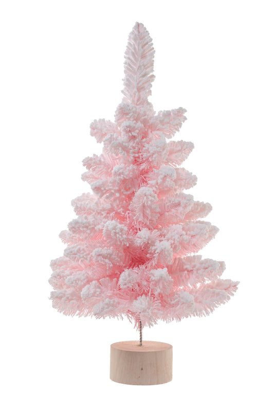 Pink Flocked Tree