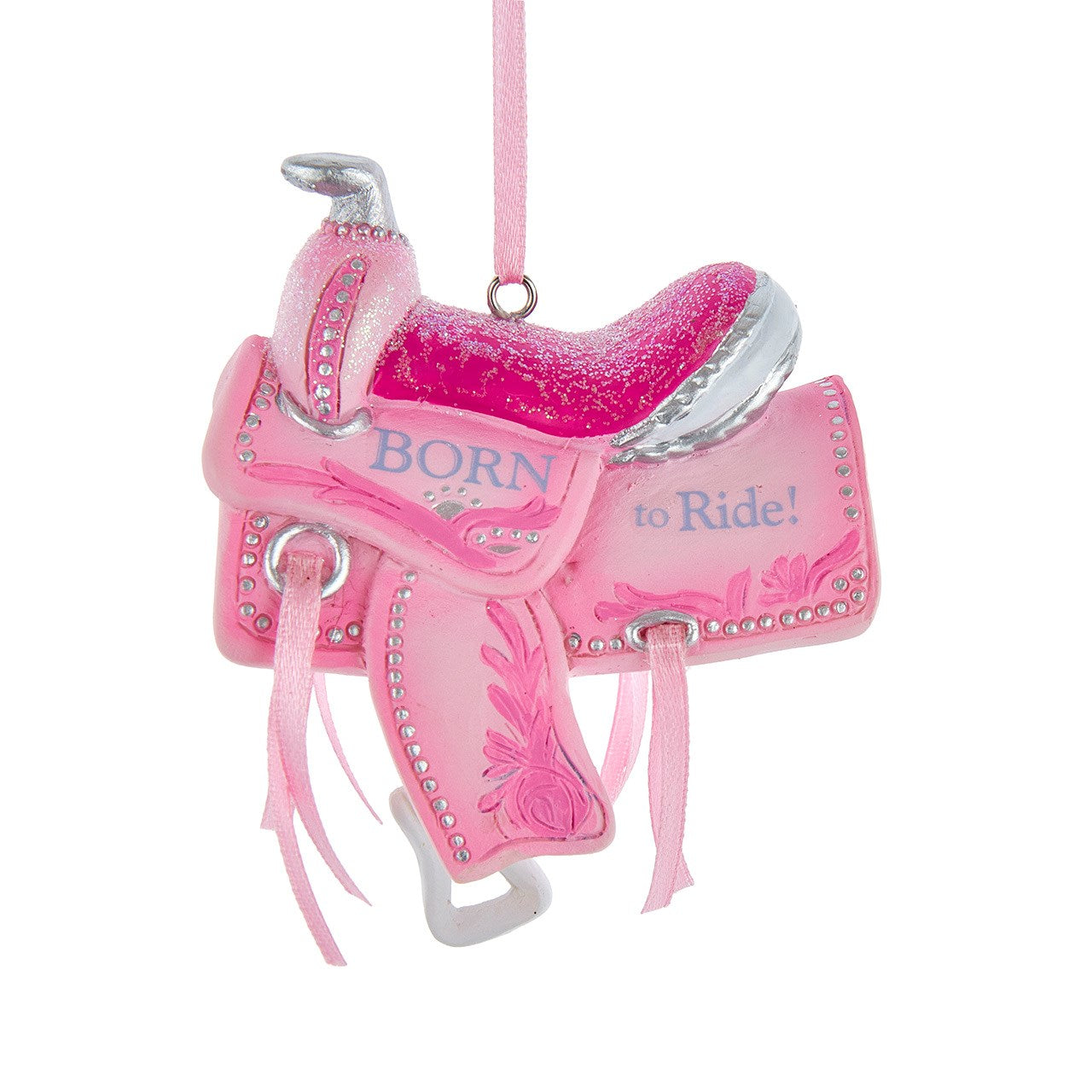 Born To Ride Saddle Ornament