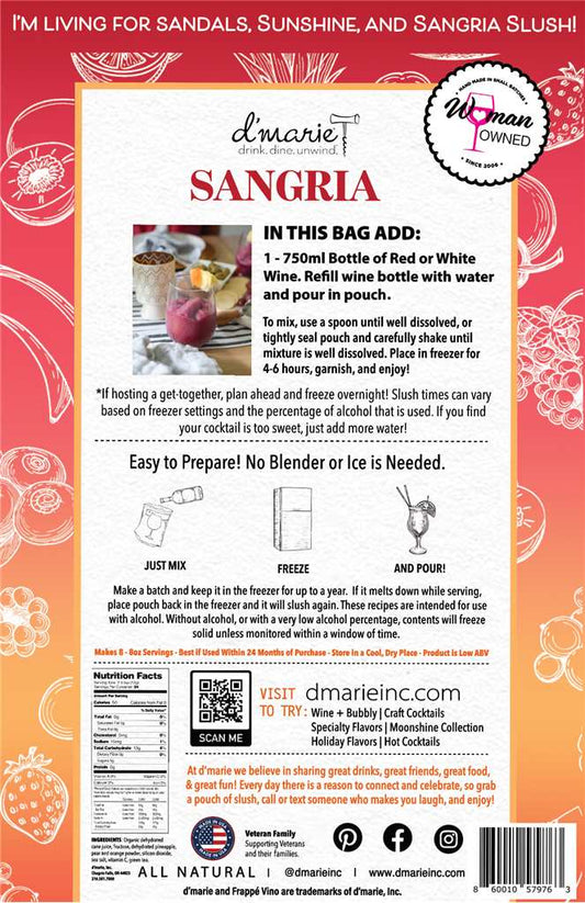 Sangria - Ready-To-Freeze Wine Cocktail