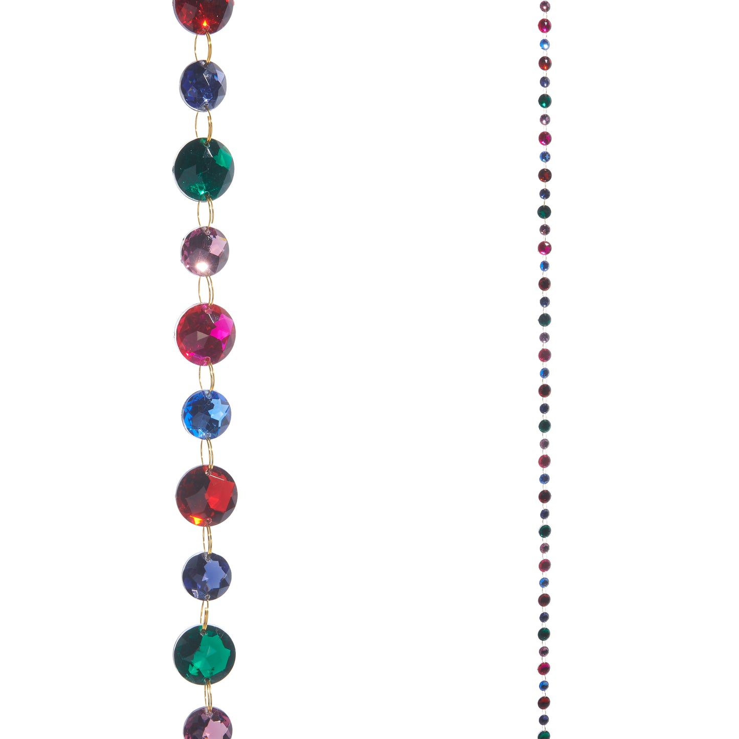 5' Multi Jeweled Chain Garland