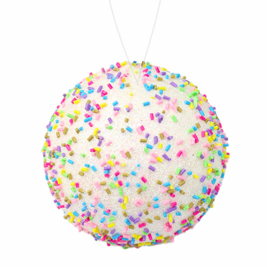 BALL CANDY 100MM W/ MULTI SPRINKLES