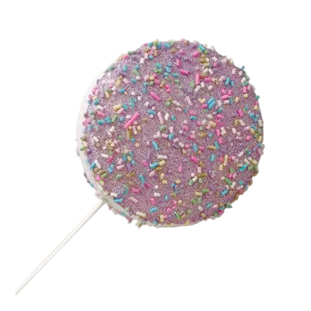 PICK MACARON 12″ MULTICOLOR SPRINKLE FOAM