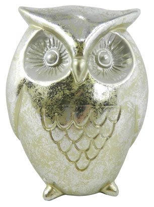 OWL 6.5″ ANTIQUE SILVER