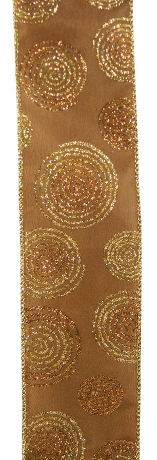 2.5"X10YDS WIRED RIBBON