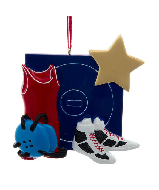 Wrestling Ornament.