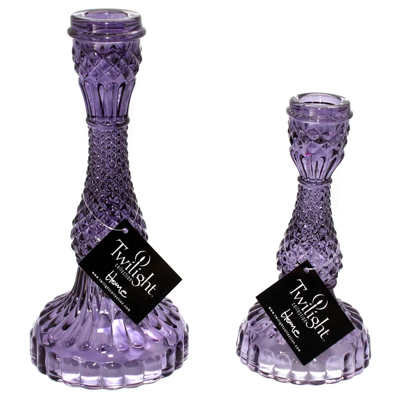 Bella Candle Holders –Violet