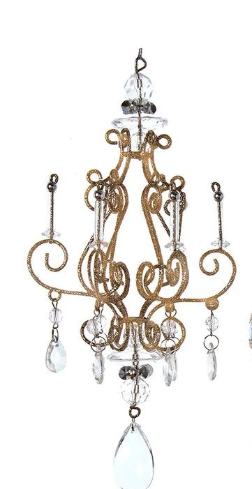 Light Gold Chandelier Ornament