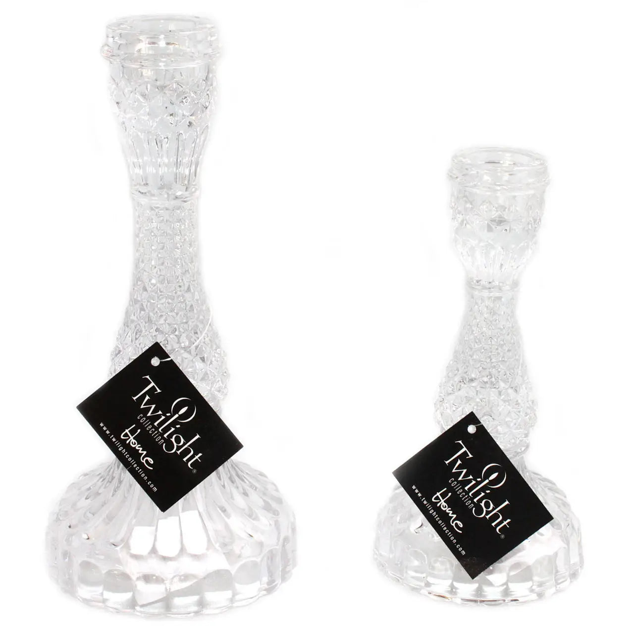 Bella Candle Holders – Clear