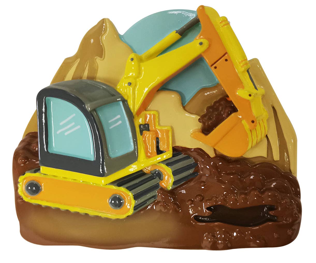 Excavator Personalized Ornament