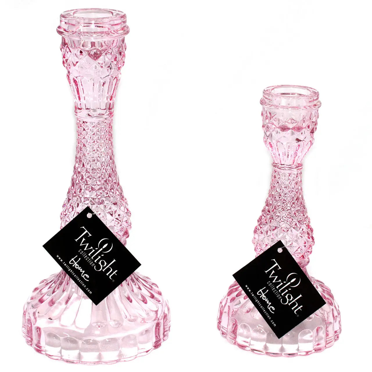 Bella Candle Holders – Pink