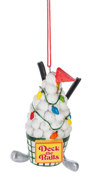 Golf Ball Tree Ornament - Deck The Balls