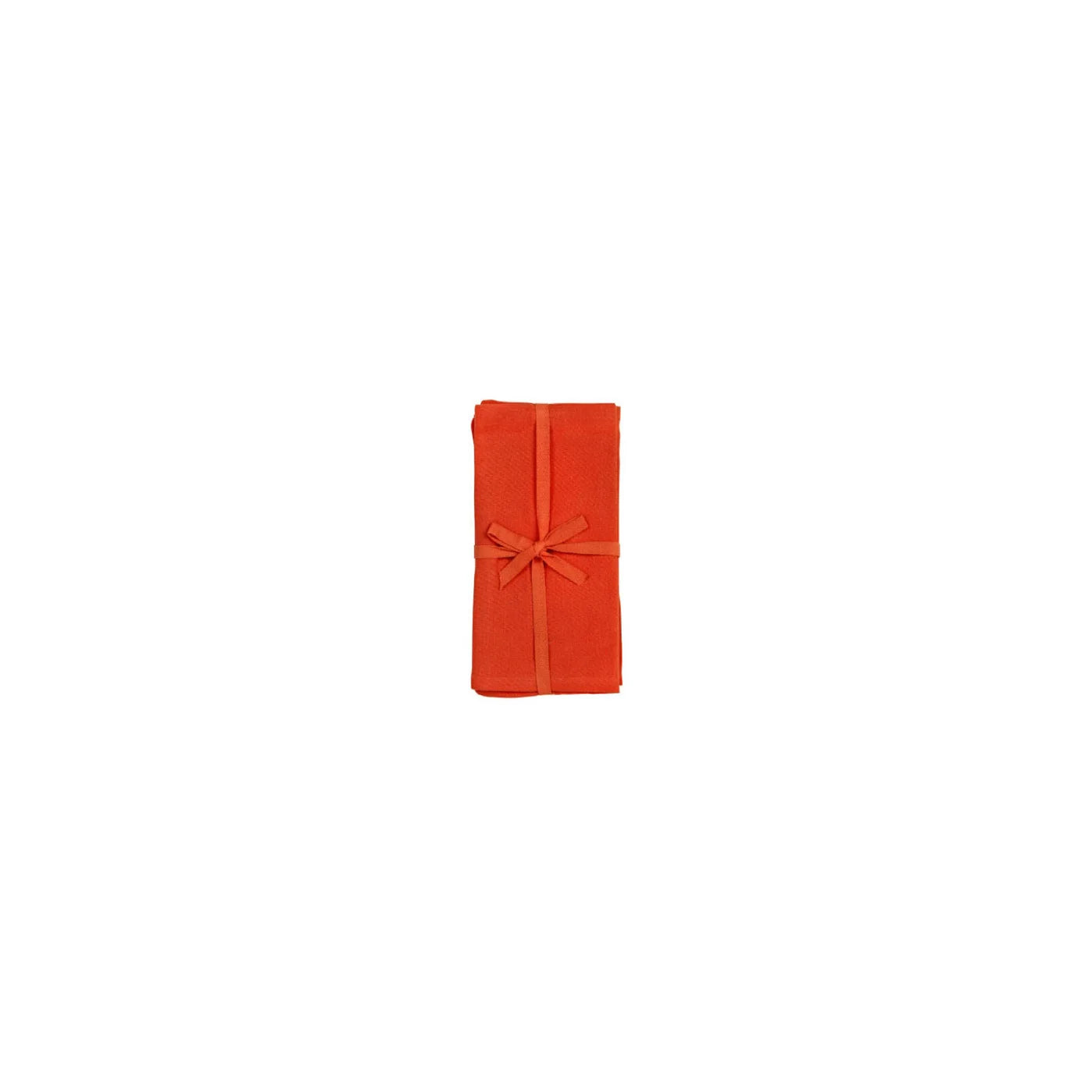 Oversized Solid Napkin Set of 4 Tangerine