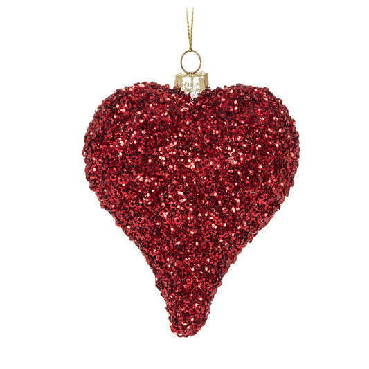 Drop Heart Ornament