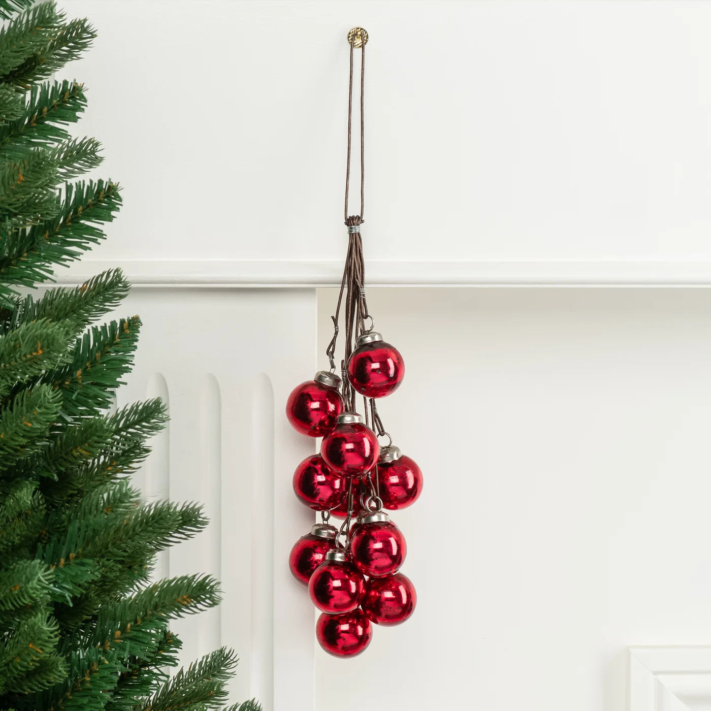 Lyric 12 Ornament, 1.25" Glass Ball Decor Cluster