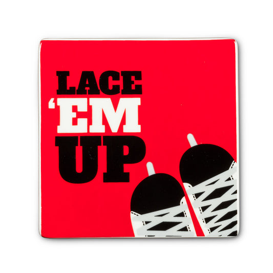 Lace ‘Em Up Coaster