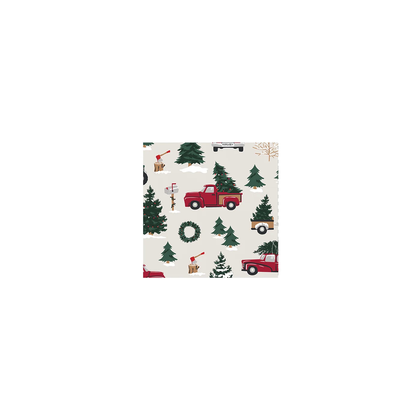 Vintage Christmas Luncheon Napkin 20Pk Multi