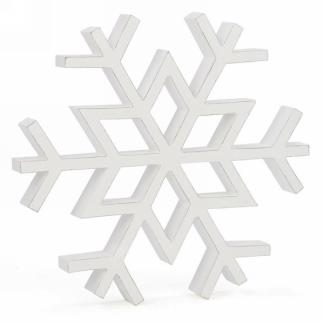 White snowflake decor