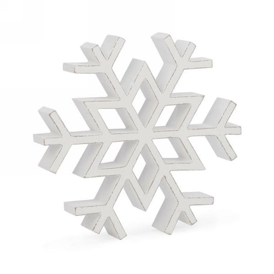 White snowflake decor