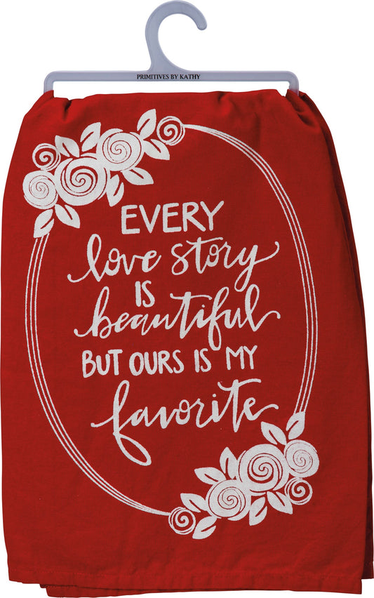 KITCHEN TOWEL - LOVE STORY