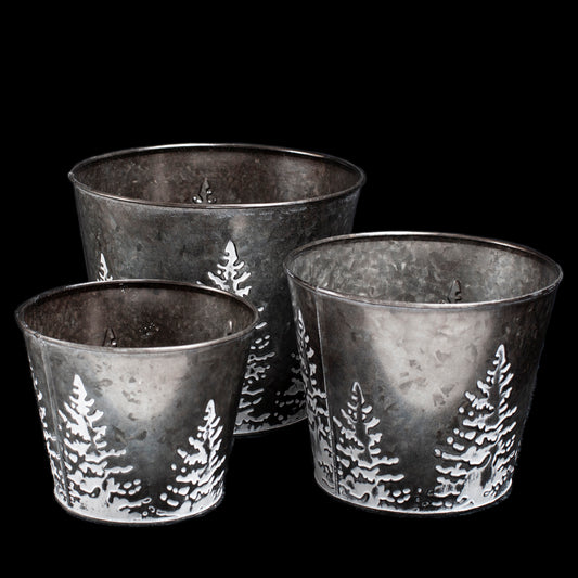 3 PC Metal Pot Set