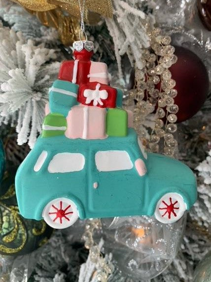 Car with Presents Ornament