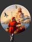 Santa and Puffin with the Bonavista Light House Ornament.