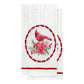 Cardinal Appliqué Embossed Terry Towel Set Of 2 Multi