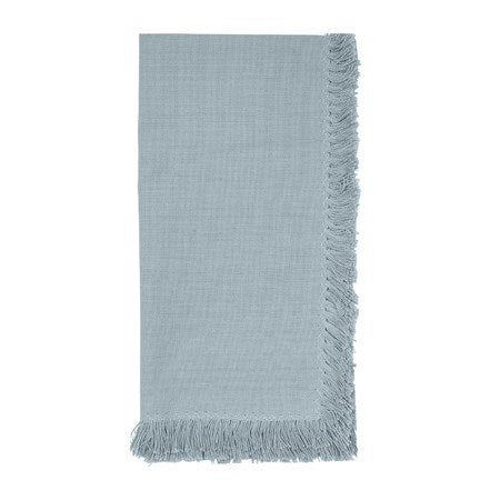 Sutton Fringe Napkins Santorini Blue (Set of 4)