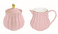 Royale Creamer & Sugar Set, Pink