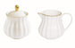 Royale Creamer & Sugar Set, White