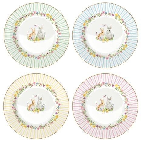Happy Easter 19cm (7.5in) Dessert Plates Set of 4