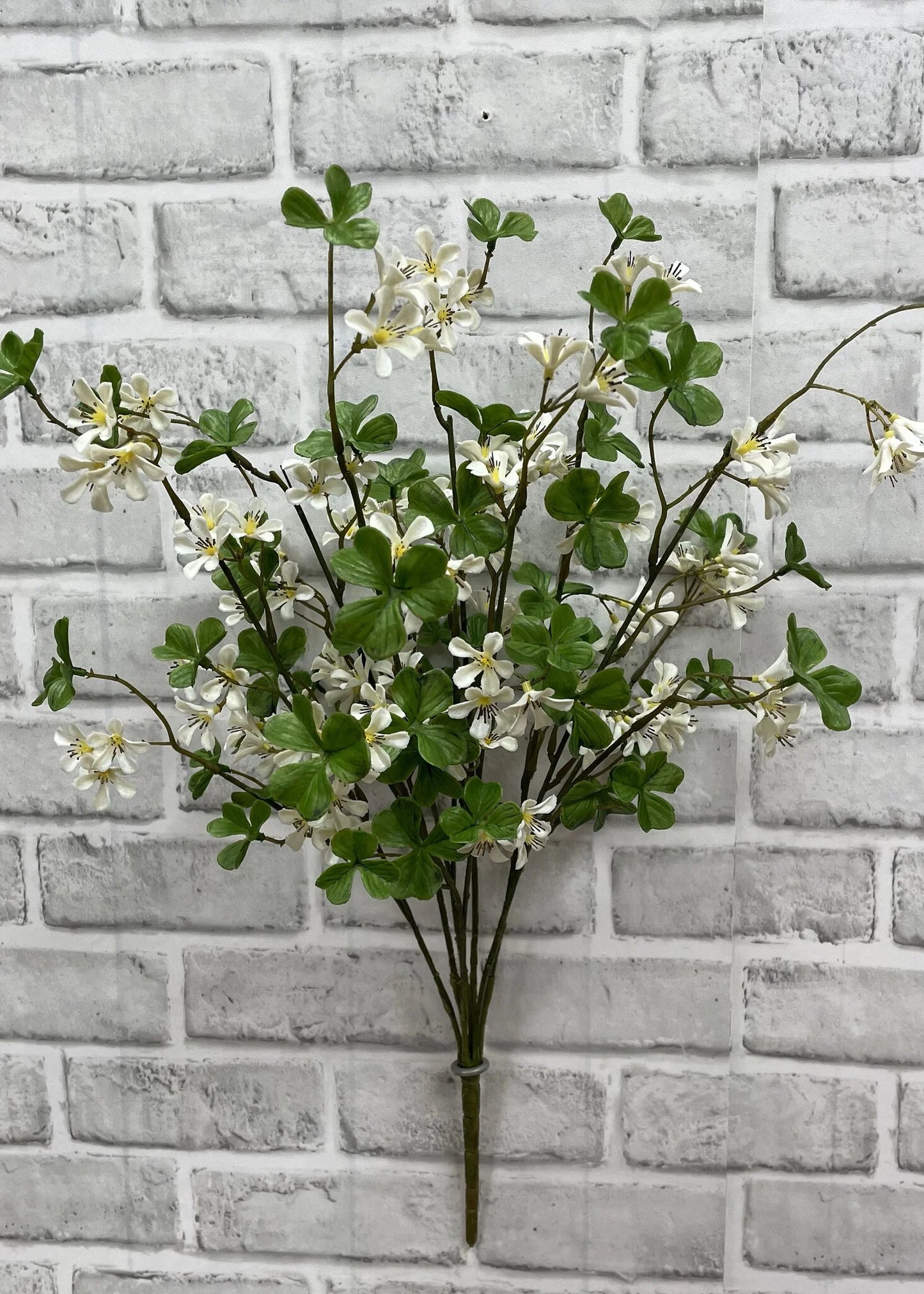 21" WHITE OLIVE BLOSSOM BUSH
